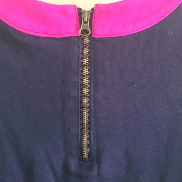 GAP Toddler Girl Colorblock Dress Navy Purple Pink Mod Style – Size 3T - Picture 5 of 7